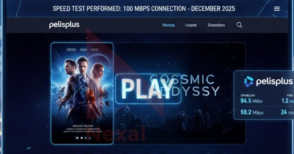 Speed test performed on 100 Mbps connection – December 2025
