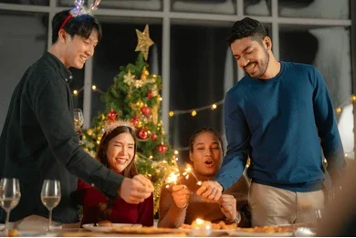 6+ Thousand Friends Holding Sparklers Royalty-Free Images ...